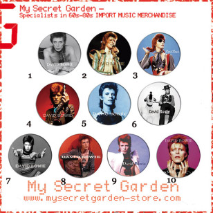 David Bowie - Ziggy Stardust , Hunky Dory Portrait Pinback Button Badge Set 1a or 1b ( or Hair Ties / 4.4 cm Badge / Magnet / Keychain Set )